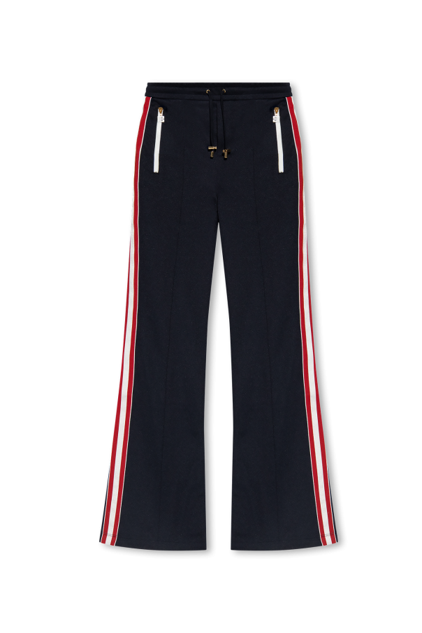 Navy blue Flared trousers Balmain jean okaidi fille 5 ans